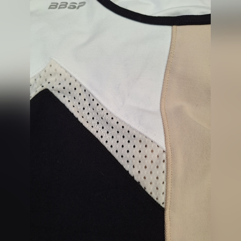 bebe Y2K Athletic Dress Retro Sporty Racerback Colorblock Nylon Tennis Active XS - Picture 7 of 13